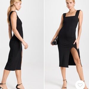 NWT Reformation Cassi Knit Dress in Black